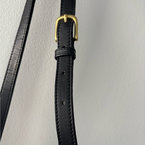 Vintage COACH Willis Leather Crossbody Bag Black - Picture 9 of 16